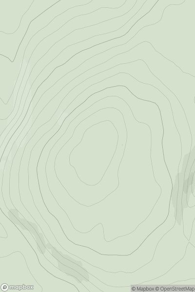 Thumbnail image for Craigmore [Cairngorms] showing contour plot for surrounding peak